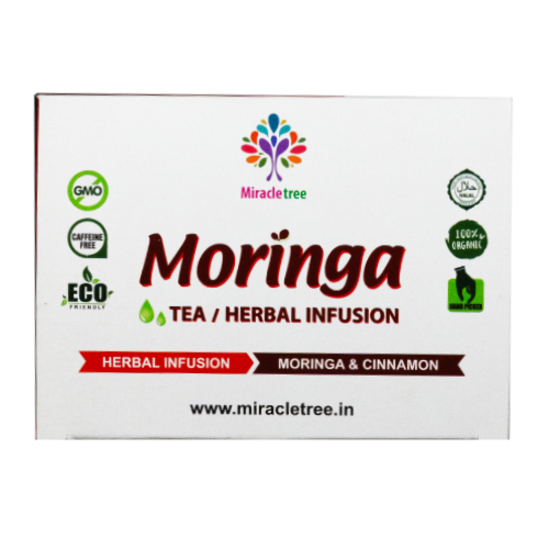 Moringa with Cinnamon Herbal Tea | 24 Tea Bags