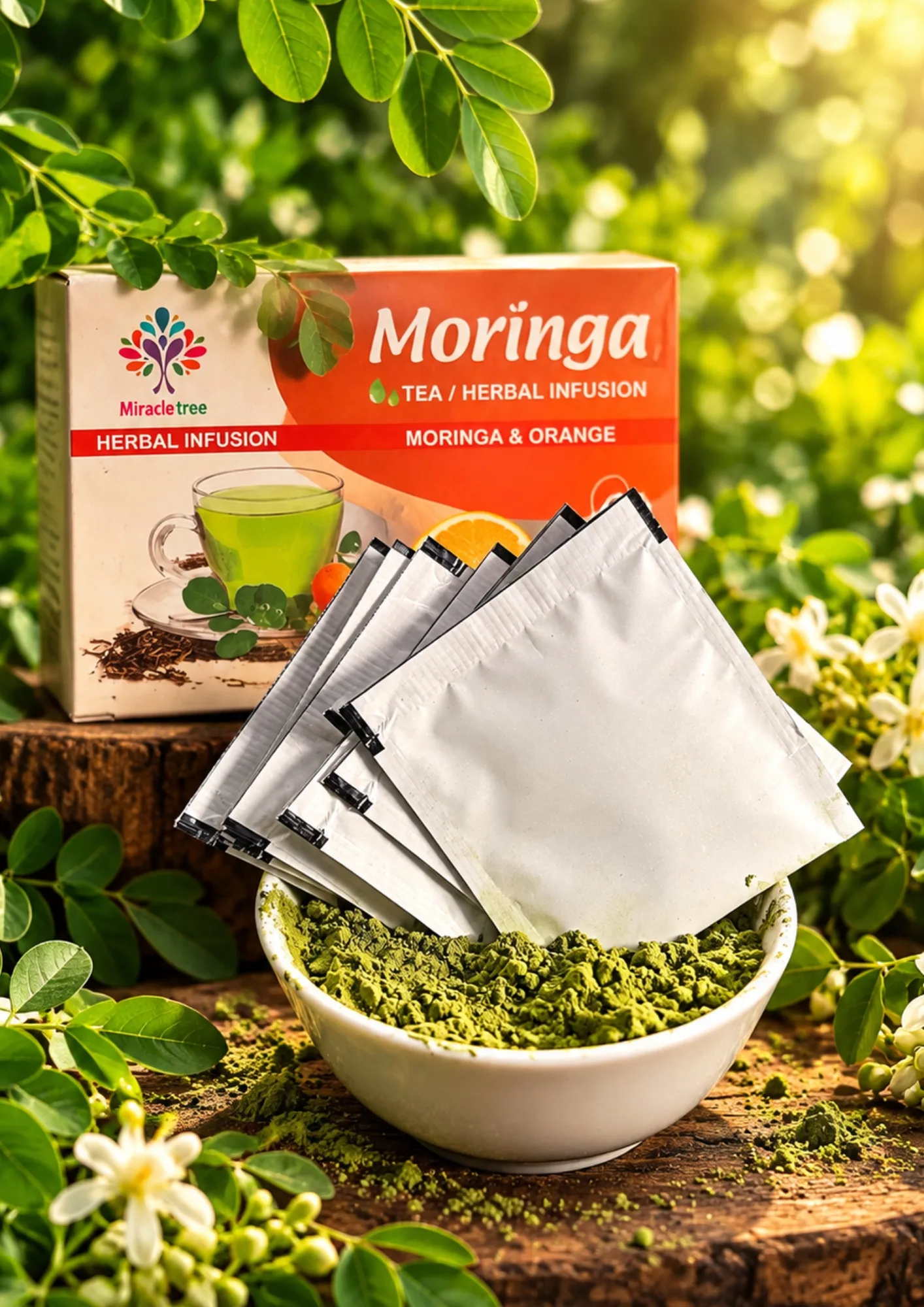 Moringa with Orange Herbal Tea